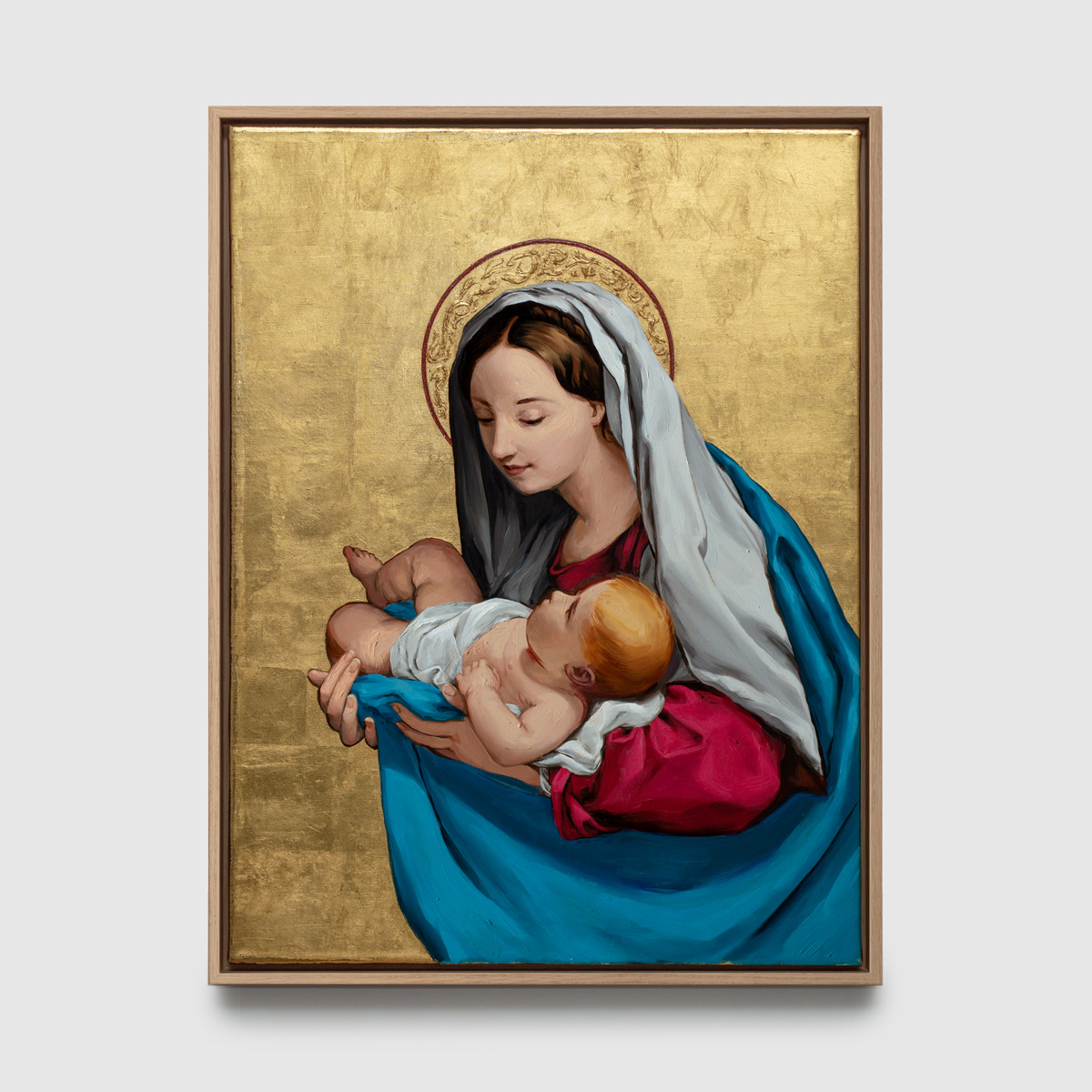 Mother and Child by Michel Laurent Lavau after Carlo Maratta