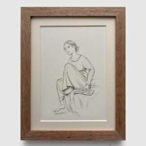 Mary Seeing the Angel Gabriel (drawing)