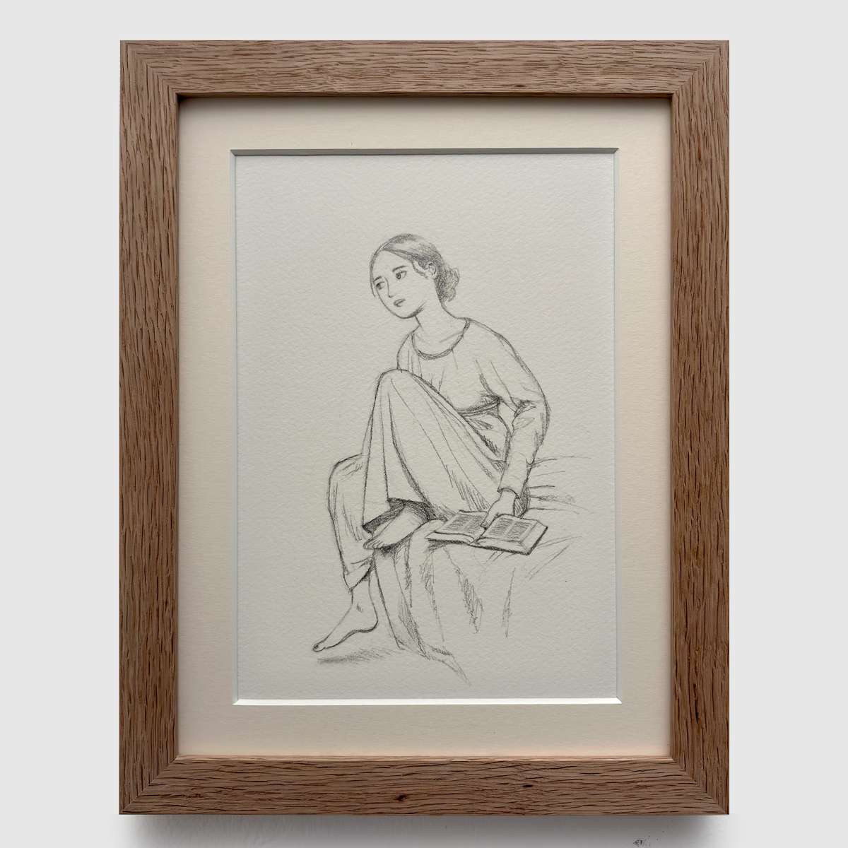 Mary Seeing the Angel Gabriel (drawing)